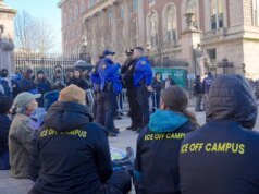 哥倫比亞大學在教職人員抗議後撤回 CBP 招聘會的宣傳