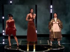 觀看“KPop Demon Hunters”歌手 EJAE、Audrey Nuna 和 Rei Ami 在 BAFTA 頒獎典禮上表演“Golden”