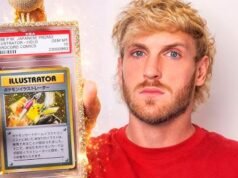 洛根保羅以 1650 萬美元出售了一張神奇寶貝卡