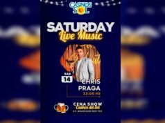 Chris Praga 本週六(14 日)抵達 Casinos del Sol,帶來精彩的現場表演
