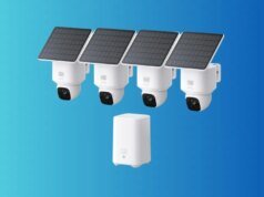 四台太陽能安全攝像頭售價 299.99 美元,是一筆非常划算的家庭覆蓋交易
