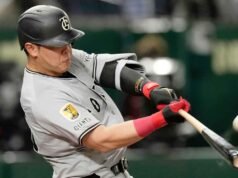 藍鳥岡本桑切斯“大力擊球”