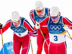 挪威選手約翰內斯·霍斯弗洛特·克萊博 (Johannes Hoesflot Klaebo) 創造了奧運紀錄。