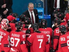 加拿大選手喬恩·庫柏抱怨奧運曲棍球比賽的加時賽形式。