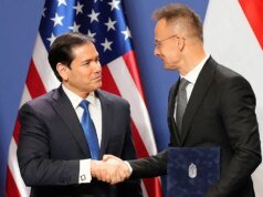 盧比歐簽署美國與匈牙利政府民用核能合作協議。