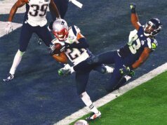 當海鷹隊和愛國者隊最後一次在超級碗相遇時,32 支 NFL 球隊站在那裡