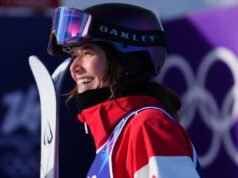 加拿大選手瑪雅·施溫哈默 (Maia Schwinghammer) 在奧運會女子大將中獲得第五名