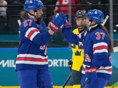 美國隊擊敗瑞典隊獲得奧運女子曲棍球決賽席位