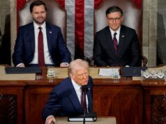 在非法移民殺手受到正義審判後,莎拉魯特的家人出席川普 SOTU