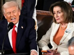川普在演講中就國會內線交易問題向南希·佩洛西發動攻擊
