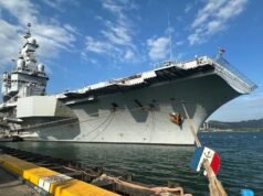 瑞典在訪問法國航空母艦期間攔截疑似俄羅斯無人機