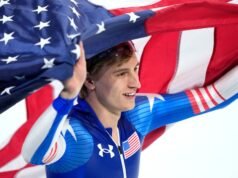喬丹·斯托爾茨 (Jordan Stolz) 贏得冬奧 500 公尺第二枚金牌