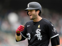 紅襪隊外野手貝寧坦迪希望提高他的上壘率