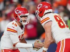 Patrick Mahomes/Travis Kelce 1587 Prime Restaurant 提起版權訴訟