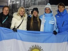 瓦萊里婭·馬扎 (Valeria Mazza) 對奧運會感到興奮:她的兒子蒂齊亞諾·格拉維爾 (Tiziano Gravier) 代表阿根廷隊