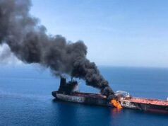 載有 15 名印度船員的油輪在阿曼附近遭到攻擊。 4 我受傷了