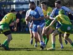 橄欖球(聯邦 3)。穆瓦薩克與領導人菲加克的高空對抗