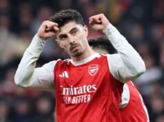 哈弗茨在冠軍聯賽中拯救了阿森納,但需要改進