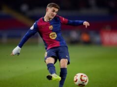 時隔七個月後,加維重返巴塞隆納對塞維利亞的比賽