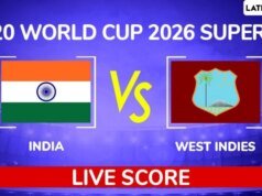 印度 vs 西印度群島 即時比分更新 T20 世界盃 2026 Super 8 比賽