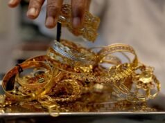 全球反彈推動黃金期貨上漲 1,997 盧比,至每 10 克 14.1 萬盧比