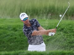 高爾夫球手安德里亞帕文 (Andrea Pavon) 電梯墜落後出院