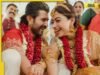 Rashmika Mandanna 和 Vijay Deverakonda 在寺廟慶祝與 Annadanam 的婚禮,並向印度各地的粉絲分發糖果