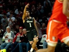 排名第 21 的邁阿密(俄亥俄州)憑藉特雷·佩里的勝利逃離了西密西根