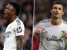 小維尼修斯追平了克里斯蒂亞諾·羅納爾多在皇馬2025-26賽季歐冠聯賽中擊敗曼城的歐冠助攻紀錄