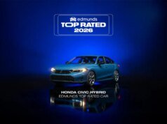 Edmunds 公佈 2026 年最受好評汽車獎