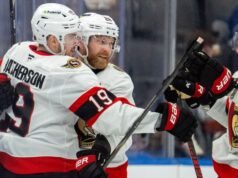 巴瑟森和科森斯帶領參議員隊擊敗了苦苦掙扎的楓葉隊