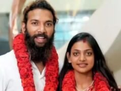 Mahakumbh 女孩蒙娜麗莎在喀拉拉邦與男友法曼汗結婚,並表示她“不喜歡聖戰”