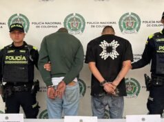 兩名男子因搶劫和非法持有武器在波哥大昆迪納馬卡社區被捕 – Publimetro Columbia