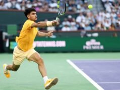 卡洛斯·阿爾卡拉斯 (Carlos Alcaraz) 在印第安維爾斯 (Indian Wells) 復出戰勝亞瑟·林德克內西特 (Arthur Rinderknecht) 延續完美賽季 | ATP巡迴賽