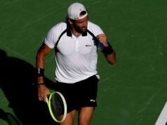 馬泰奧貝雷蒂尼(Matteo Berrettini)獲勝,在印第安維爾斯的奇異場景中立即抽筋! | ATP巡迴賽