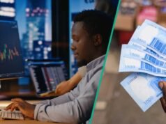 股市市值一週內從 1.4 兆奈拉下跌