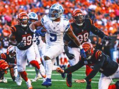 雄獅隊RB大衛蒙哥馬利質疑他想離開底特律的報道