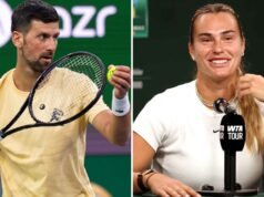 諾瓦克·德約科維奇和卡洛斯·阿爾卡拉斯領銜祝賀阿麗娜·薩巴倫卡宣布訂婚| ATP巡迴賽