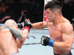 凱文·瓦列霍斯在 UFC Vegas 114 主賽事中多次擊倒喬什·埃米特,取得聲明勝利