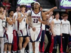 岡薩加擊敗聖克拉拉贏得西海岸會議錦標賽冠軍