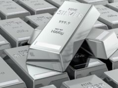 由於通膨擔憂加劇,白銀下跌 2%,至每公斤 26.2 萬盧比