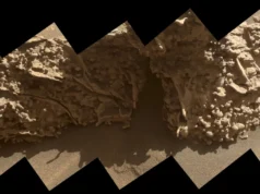 美國太空總署的好奇號火星車正在調查火星上奇怪的蜘蛛網露頭