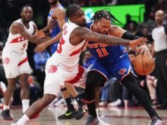 布倫森和唐斯的兩雙幫助尼克擊敗猛龍隊