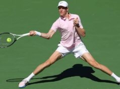 揚尼克·塞納 (Jannik Cena) 擊敗亞歷山大·茲維列夫 (Alexander Zverev),首次進入印第安維爾斯 ATP 巡迴賽決賽