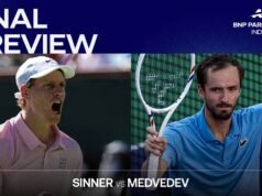 賈尼克·西納爾 (Janic Sinar) VS 丹尼爾·梅德韋傑夫 (Daniil Medvedev) 最終預覽:誰將贏得印第安維爾斯冠軍? | ATP巡迴賽