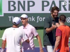 馬塞爾·格拉諾勒斯和奧拉西奧·澤巴洛斯在印第安維爾斯揭幕戰中擊敗了單打明星賈尼克·辛納和賴利·奧佩爾卡。 ATP巡迴賽