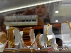 瑞銀集團 (UBS) 和 Galeri24 Pegadaian 黃金價格週二一起下跌