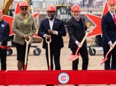 新球場破土動工,引領城市同行,距離點燃芝加哥足球又更近了一步。