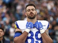 TE Tyler Higbee 與公羊隊達成兩年合約