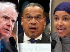 蒂姆·沃爾茲和基思·埃里森在聽證會後拒絕回答有關欺詐的問題